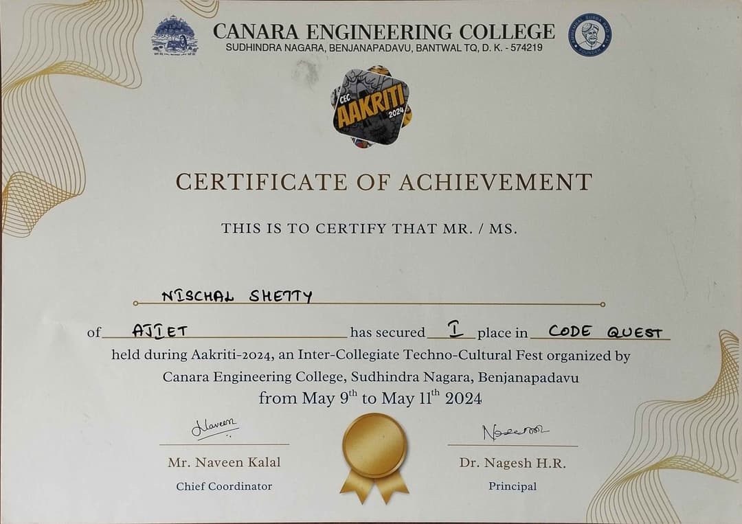 Code Quest - Canara Engineering College, Mangalore